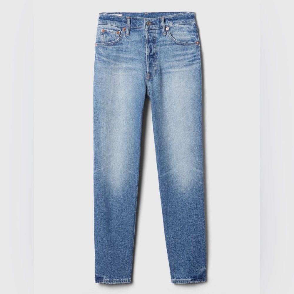 GAP Women's Straight Leg Jeans - Blue - Picture 14 of 16